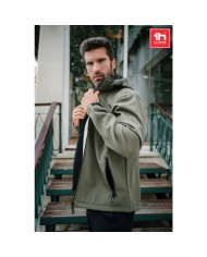THC ZAGREB. Veste softshell pour homme en polyester et élasthanne