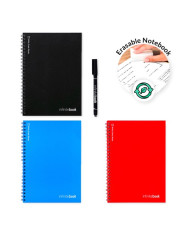 INFINITEBOOK PLAIN A5. Infinitebook avec couverture souple et 15 pages unies pour tableau blanc