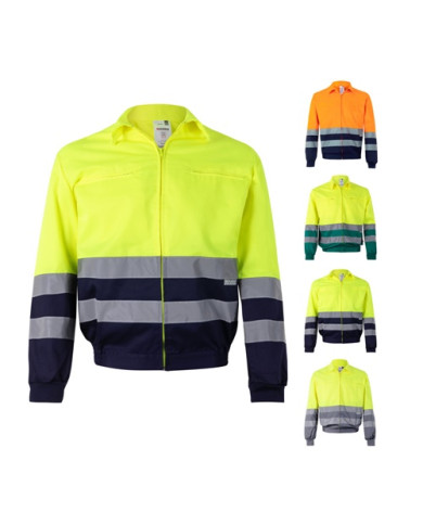 VL NEPTUNE LARGE. Veste en sergé bicolore (210g/m²) en polyester (80%) et coton (20%)