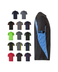 VL SLAYER. T-shirt technique bicolore (160g/m²), en polyester (100%)