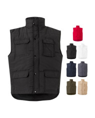 VL MEFITIS. Gilet rembourré multipoches (220g/m²), en polyester (100%)
