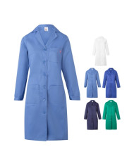 VL RAMA. Blouse sergée à manches longues (175g/m²), en sergé de coton (35%) et polyester (65%)