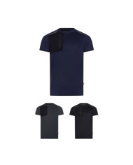 VL RHEA. T-shirt technique gaufré (110 g/m²), composé à 100 % de polyester recyclé