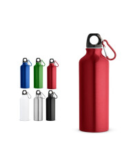 RE-LANDSCAPE M. Gourde en aluminium recyclé (100% rAL) avec mousqueton 530 ml