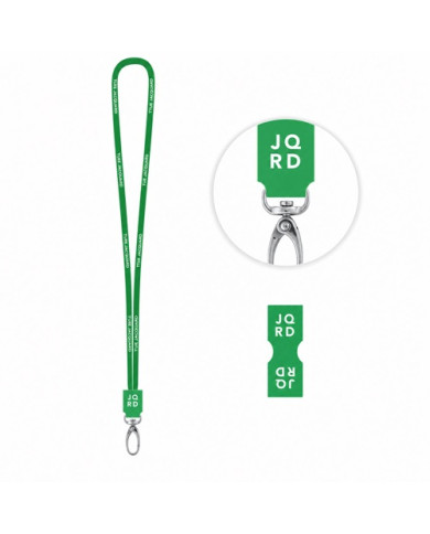 Échantillon imprimé de Lanyard TUBE JACQUARD Long (Ø 7 mm)