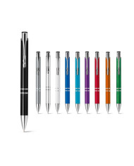 BETA PLASTIC. Stylo à bille en ABS avec clip en métal