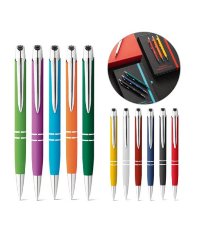 MARIETA SOFT. Stylo en aluminium avec clip