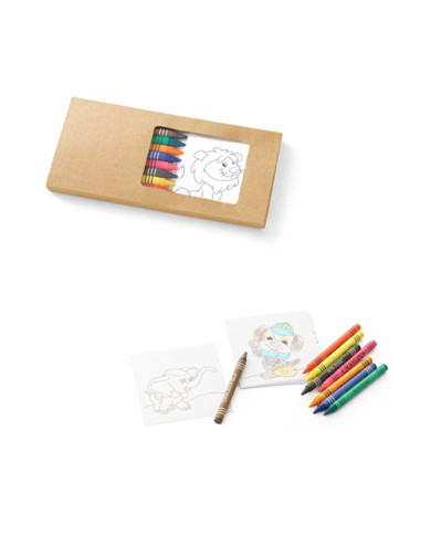 JAGUAR colouring set in a card sleeve | 2M Numérique
