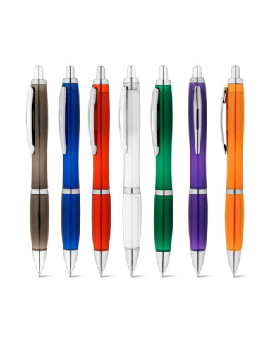 SWING rPET. Stylo bille en PET recyclé (100% rPET) avec attache métallique
