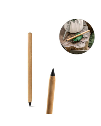INFINITY. Stylo sans encre en bambou avec pointe en graphite