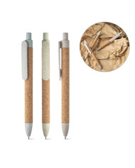 GOYA. Stylo à bille en liège et Fibre de paille de blé