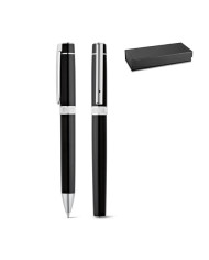 DOURO. Set de roller et stylo en métal avec clip