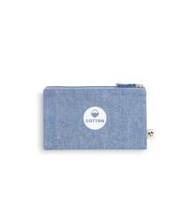 MILLIE. Pochette multifonctions en coton recyclé (70%) et polyester (30% rPET) (140 g/m²) (140 g/m²)