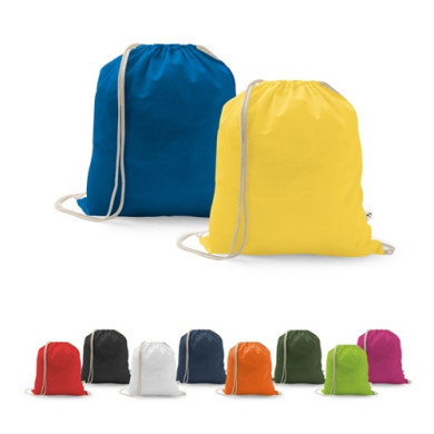 ISTANBUL. Sac à dos en coton recyclé (70%) et polyester (30% rPET) (150 g/m²)