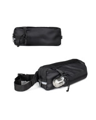 DELFOS POUCH SHINY. Sac de taille en 300D polyester recyclé (finition brillante) et 600D polyester recyclé avec éléments