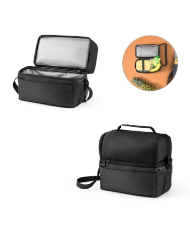 ZIPPERS COOLER. Sac thermique 8'5L en 300D et 840D Jacquard