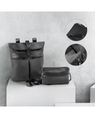 ROVER BACKPACK. Sac à dos en microfibre et PU