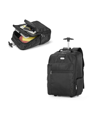 AVENIR. Sac à dos trolley pour ordinateur portable 17'' en polyester 1680D et 300D