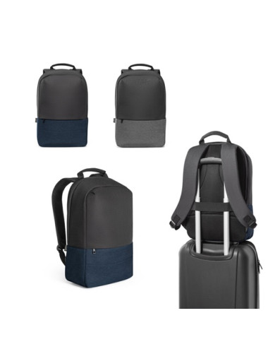 GENOA BPACK. Sac à dos antivol en polyester recyclé haute densité 600D