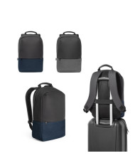GENOA BPACK. Sac à dos antivol en polyester recyclé haute densité 600D