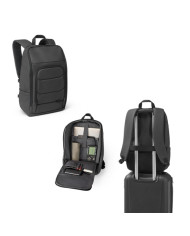 TOULON. Sac à dos pour ordinateur portable en polyester recyclé 600D haute densité 16"