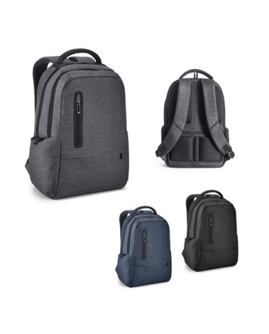 RE-BOSTON. Sac à dos pour ordinateur portable en nylon recyclé 2Tone résistant à l'eau avec compartiment 210D