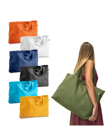 CAMDEN. Sac en coton (50%), coton recyclé (30%) et polyester (20% rPET) (280 g/m²)