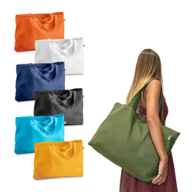 CAMDEN. Sac en coton (50%), coton recyclé (30%) et polyester (20% rPET) (280 g/m²)