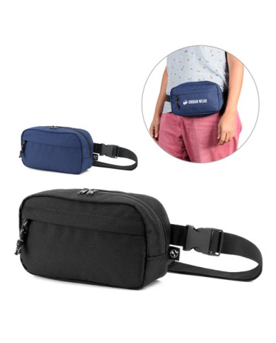 MYKONOS. Sac type "banane" en polyester recyclé 600D et doublure en polyester recyclé 210D