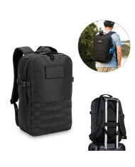 EDINBURGH BPACK. Sac à dos de style militaire en 600D, polyester recyclé haute densité et doublure en polyester recyclé 210D