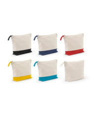 DAPHNE. Trousse à cosmétiques 100 % coton (340 g/m²) bicolore