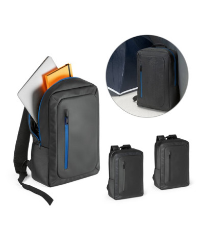 OSASCO. Sac à dos pour ordinateur portable 15'' en polyester recyclé 600D haute densité