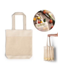 MUMBAI. Sac en maille 100% coton (180 g/m²)