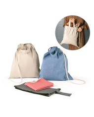 RISSANI. Sac à dos avec coton recyclé (70%) et polyester (30% rPET) (140 g/m²)