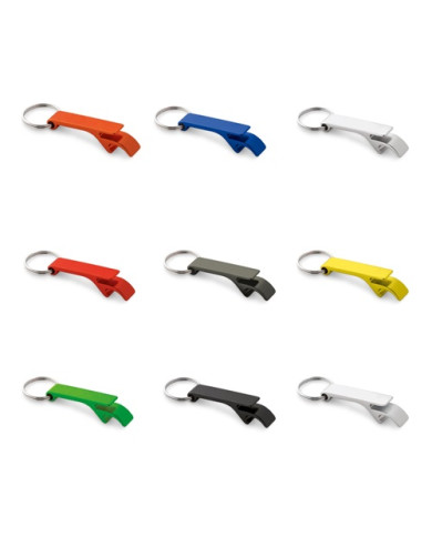 BAITT. Porte-clés en aluminium avec ouvre-capsules