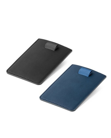 POPPY. Porte-cartes en PU avec blocage RFID