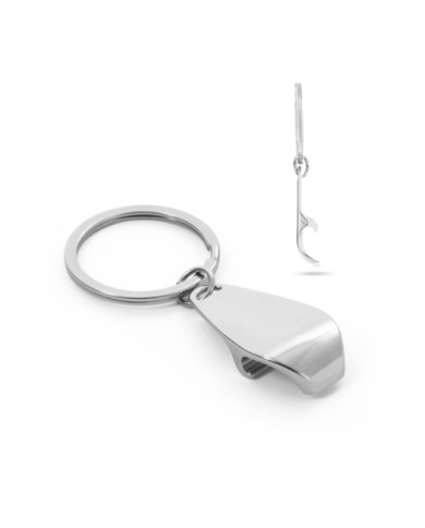 HELLI. Porte-clés decapsuleur en métal