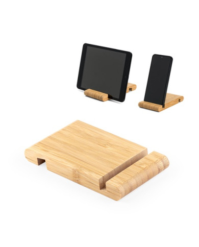 HABER. Support de téléphone portable en bambou