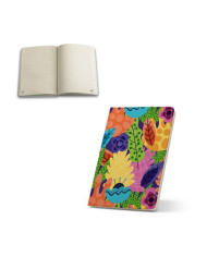 ANNE SUB. Cahier A5 en polyester recyclé (100% rPET) 300D, idéal pour la personnalisation par sublimation