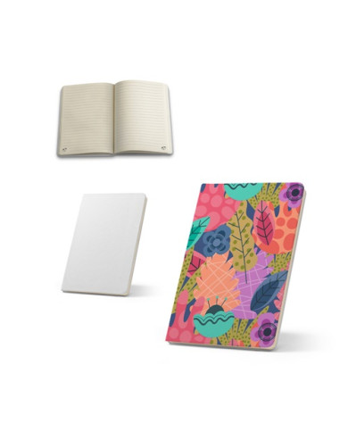 ANNE SUB A6. Cahier A6 à couverture rigide, idéal pour l'impression par sublimation