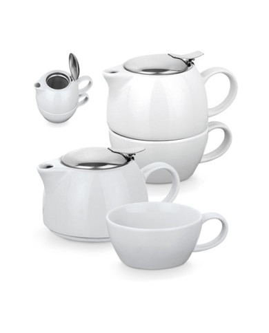 COLE. Set à thé 2 en 1 en porcelaine