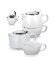 COLE. Set à thé 2 en 1 en porcelaine