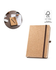 HAWKINS A5. Carnet de notes A5 en liège avec pages blanches