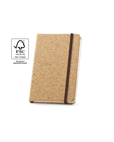 HAWKINS. Carnet de poche en liège avec 160 pages unies