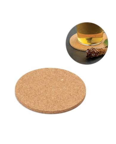 PISANI round cork coaster | 2M Numérique