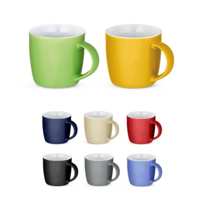 COMANDER. Tasse en céramique avec finition brillante, 370 ml