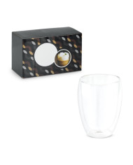 MACHIATO DUO. Set de 2 tasses en verre borosilicaté