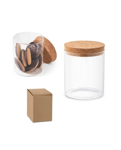 SPICE 700. Bouteille en verre borosilicate et bouchon en liège 700 ml