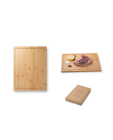 MARJORAM bamboo chopping board with groove | 2M Numérique