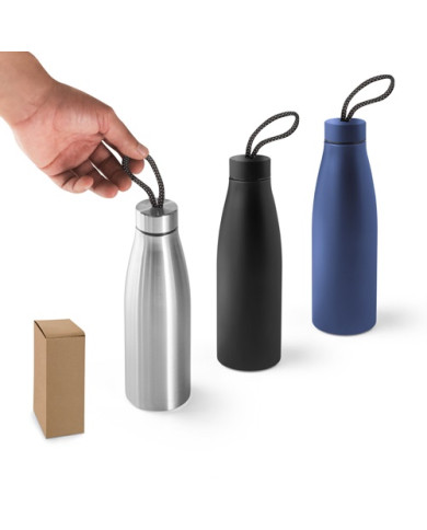Botella MORGAN de acero 90 % reciclado de pared simple | 2M Numérique
